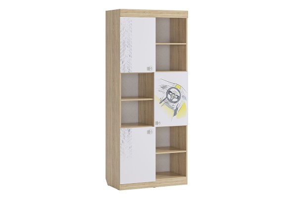 Стеллаж Форсаж с рисунком (Мебельсон)